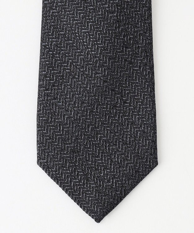 J.PRESS MEN 【J.PRESS 10PLY LUXURY SILK COLLECTION】ジャガード ネクタイ ライトグレー系