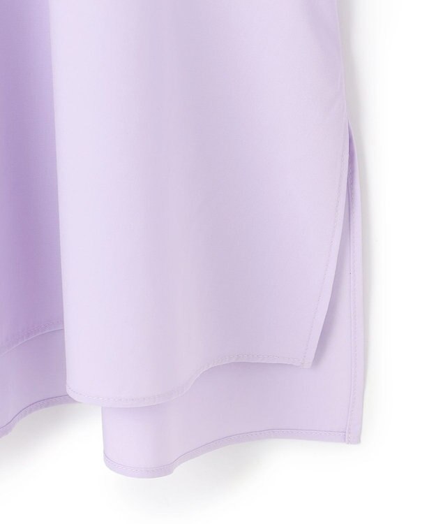 UNFILO L 【取り外し可能なボウタイ付き】2WAY ボウタイブラウス ラベンダー