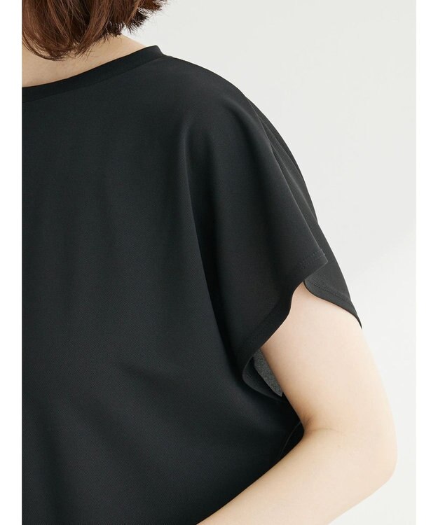 Green Parks ・ＳＵＧＡＲ　ＳＰＯＯＮラッシュガードフレンチチュニック Black