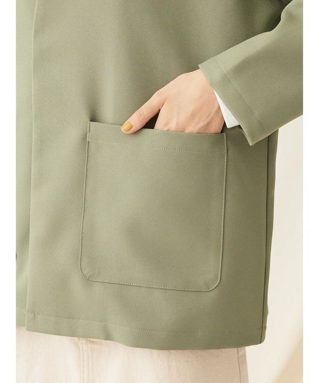 CRAFT STANDARD BOUTIQUE 【イージーケア】ＶネックカーディガンＪＫＴ Khaki