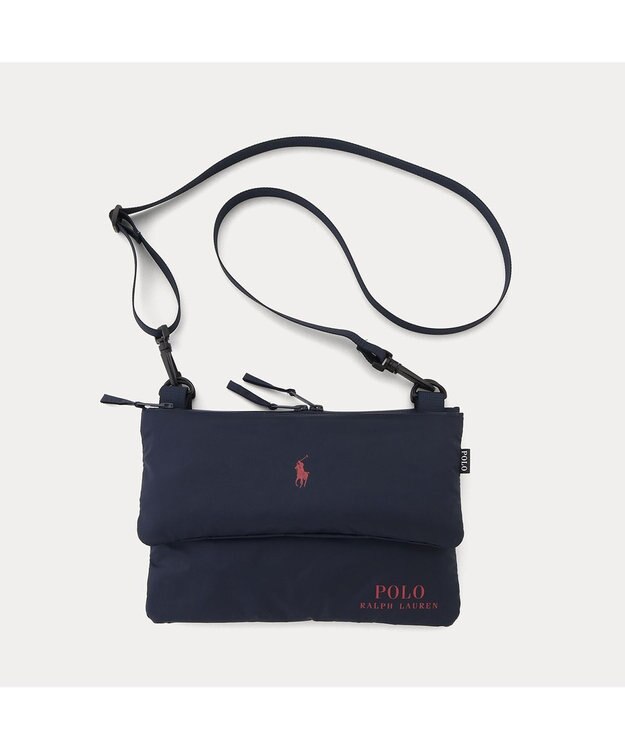 MOONBAT POLO RALPH LAUREN（ポロ ラルフ ローレン）ポロポニー マルチ傘袋 レインバッグ 無地 吸水生地／撥水 透湿 ディープブルー