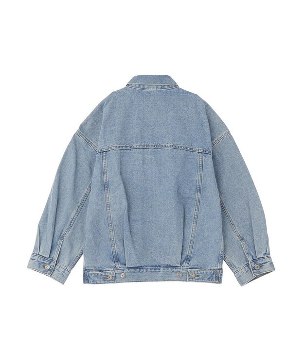 AMERICAN HOLIC ロング丈デニムジャケット Light Indigo