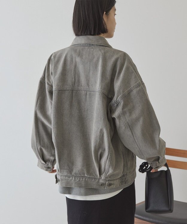 AMERICAN HOLIC ロング丈デニムジャケット Gray