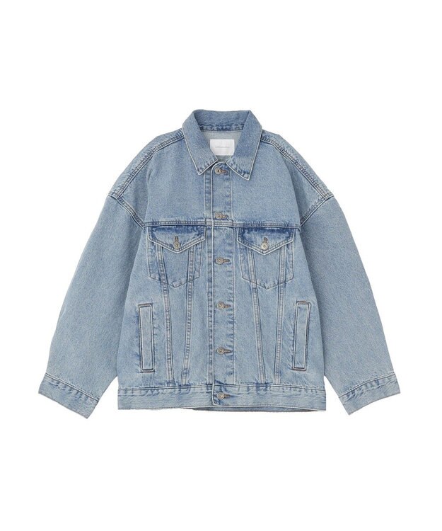 AMERICAN HOLIC ロング丈デニムジャケット Light Indigo