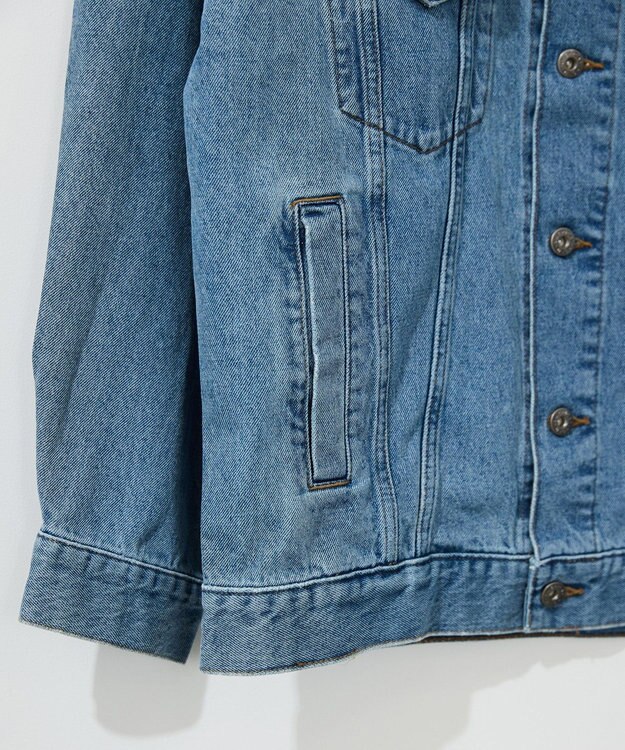 AMERICAN HOLIC ロング丈デニムジャケット Light Indigo