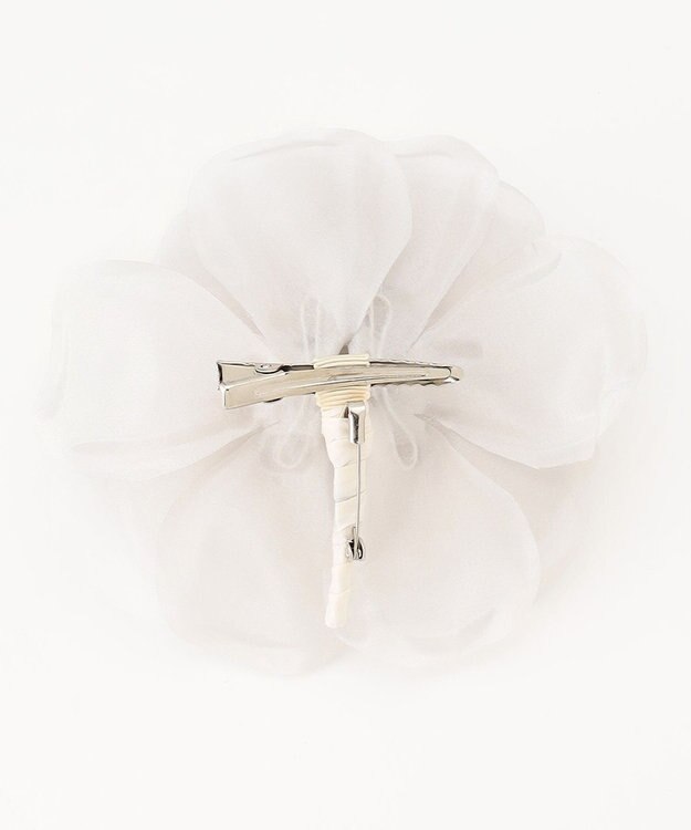 23区 シルク コサージュ アイボリー系