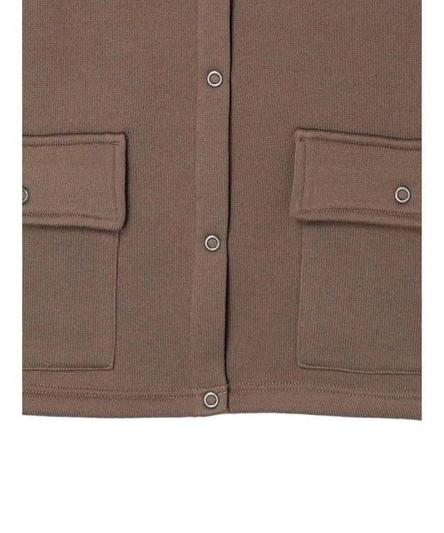 CRAFT STANDARD BOUTIQUE ニットフリースカーディガン Brown