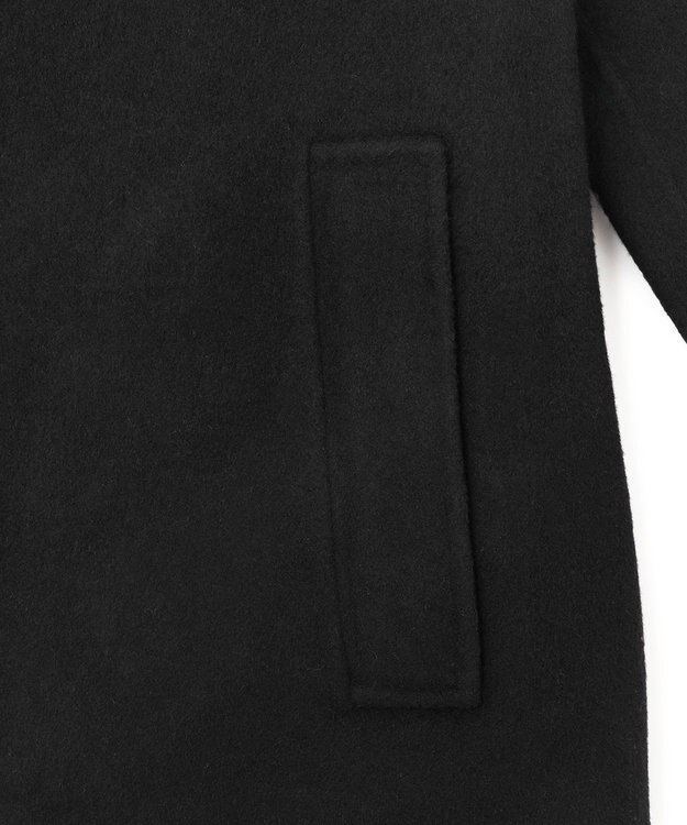 JOSEPH 【FOUNDATIONS】【AW23】ダブルフェイスカシミヤ　ミッドレングスコート Black