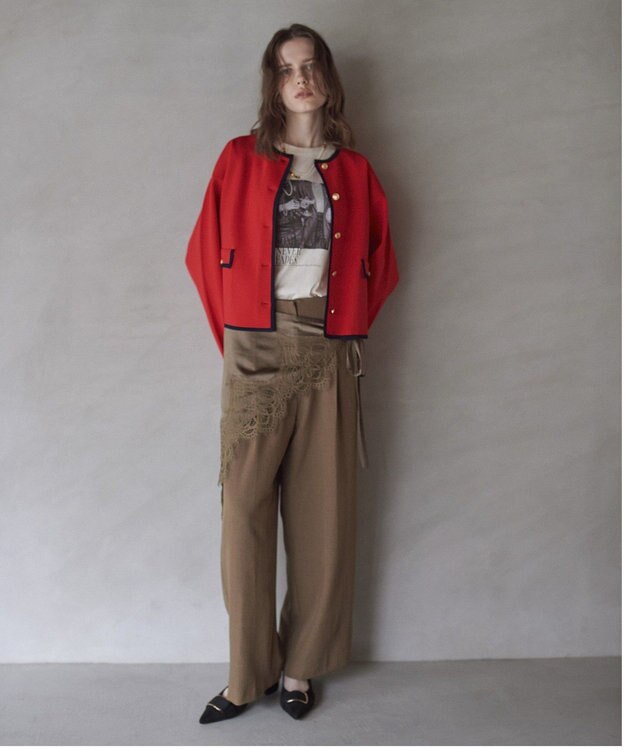 YECCA VECCA フォトプリントノースリーブTee Off White