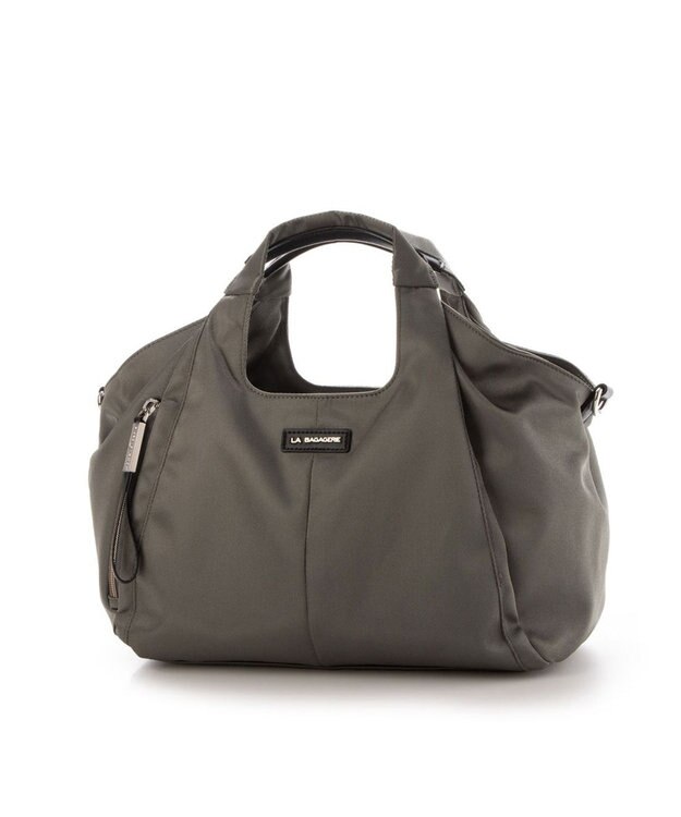 LA BAGAGERIE 【復刻リニューアル】ナイロンショルダー＆トートバッグ グレー