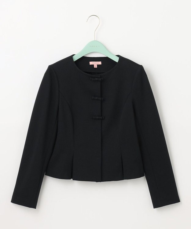 TOCCA 【消臭】PRESENT BOW ジャケット ブラック系