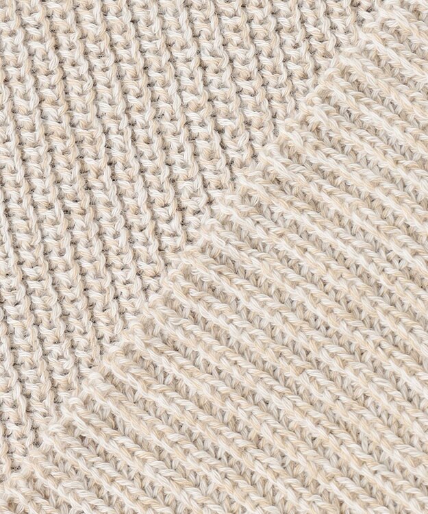 J.PRESS LADIES 【洗える】 シネコットン ニットジレ ベージュ系