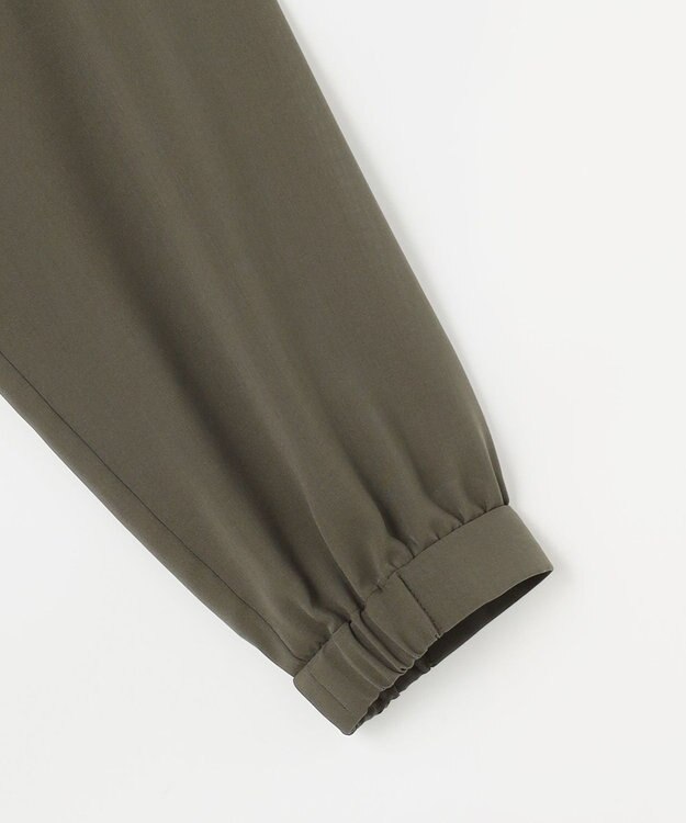 J.PRESS LADIES S RELAXION Sheer ボイル フーデッド ジャケット カーキ系