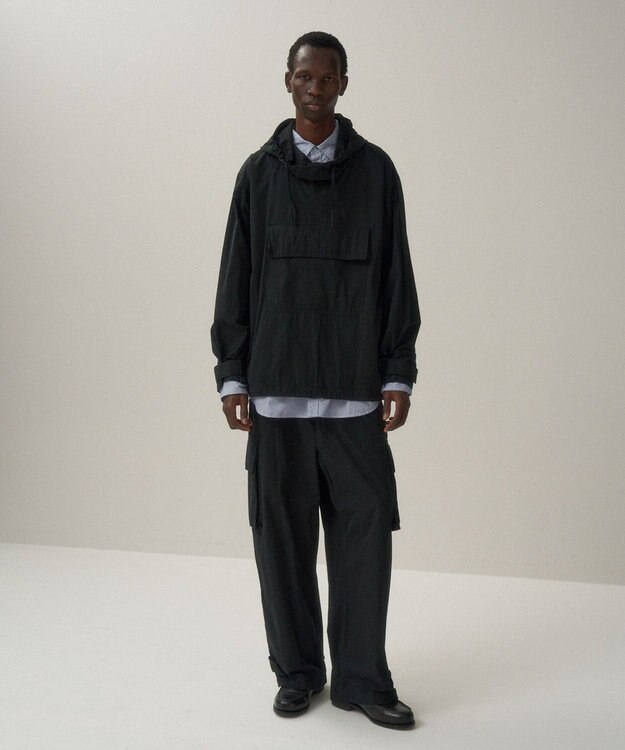 ATON ORGANIC COTTON WEATHER | M-47 カーゴパンツ - UNISEX BLACK