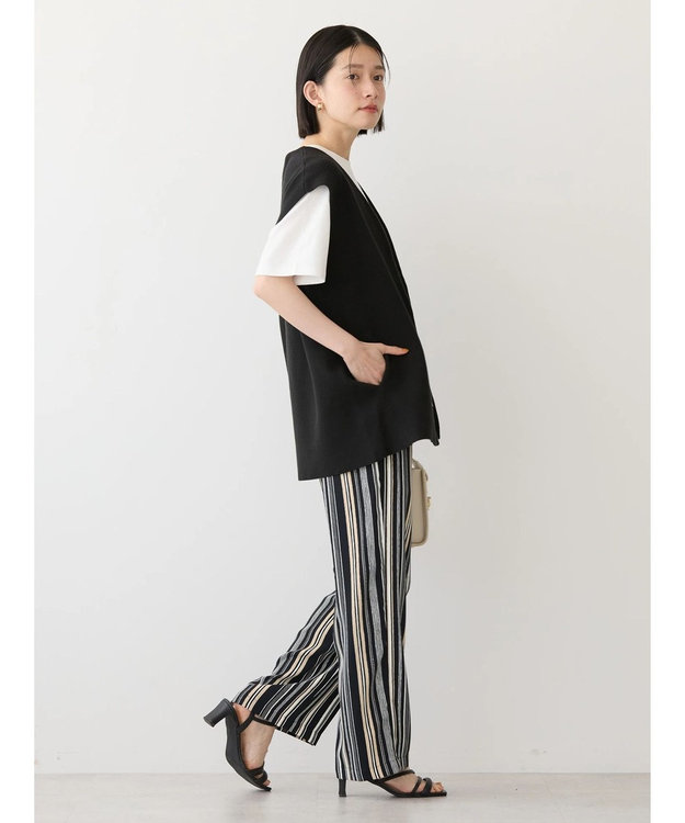 AMERICAN HOLIC Ｖネックニットジレ Black