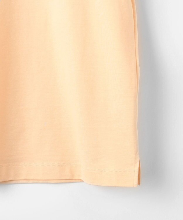 J.PRESS LADIES カレッジロゴ Tシャツ ライトオレンジ系