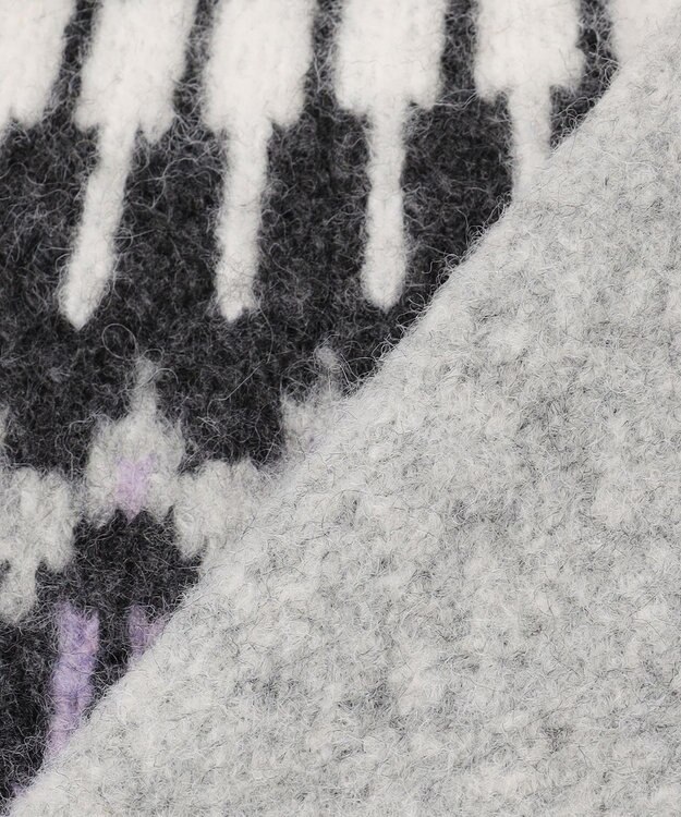 ANY ノルディックパターンニット ライトグレー