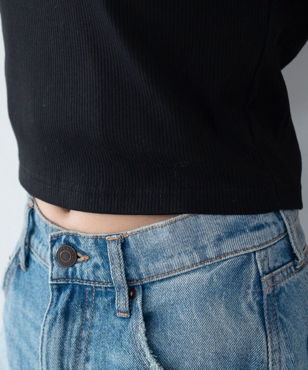 WEGO コンパクトリブT ブラック