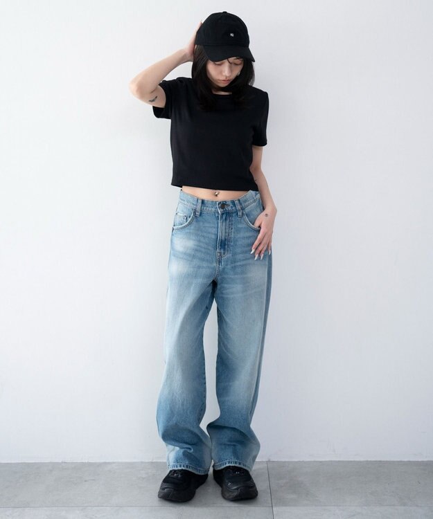 WEGO コンパクトリブT ブラック