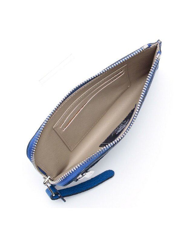 A.D.M.J. 【牛革】モーツァルト/スパニッシュレザーオーガナイザーパース（背面ファスナーポケット） エレクトリック