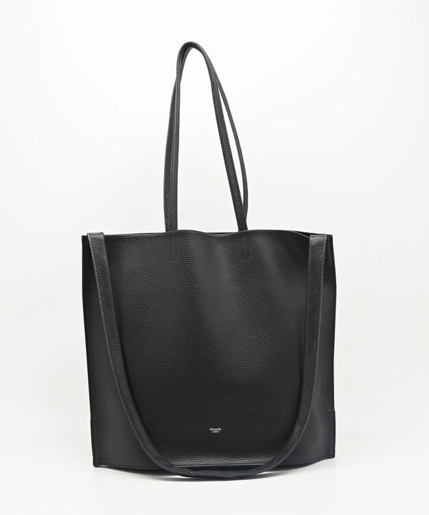 blancle シュリンクレザー ガゼット２ウェイバッグ BLACK