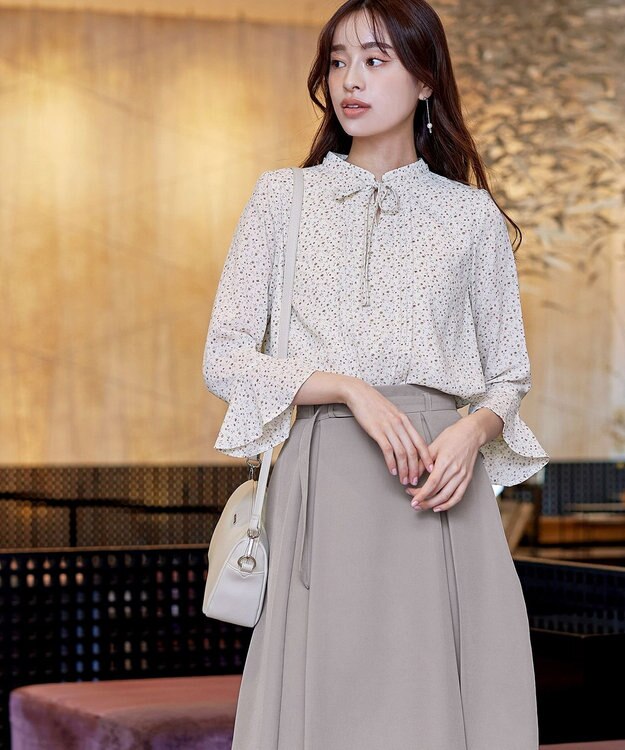 Tiaclasse 【2way/肩紐2TYPE】ちょうどいいサイズのショルダーミニバッグ グレージュ