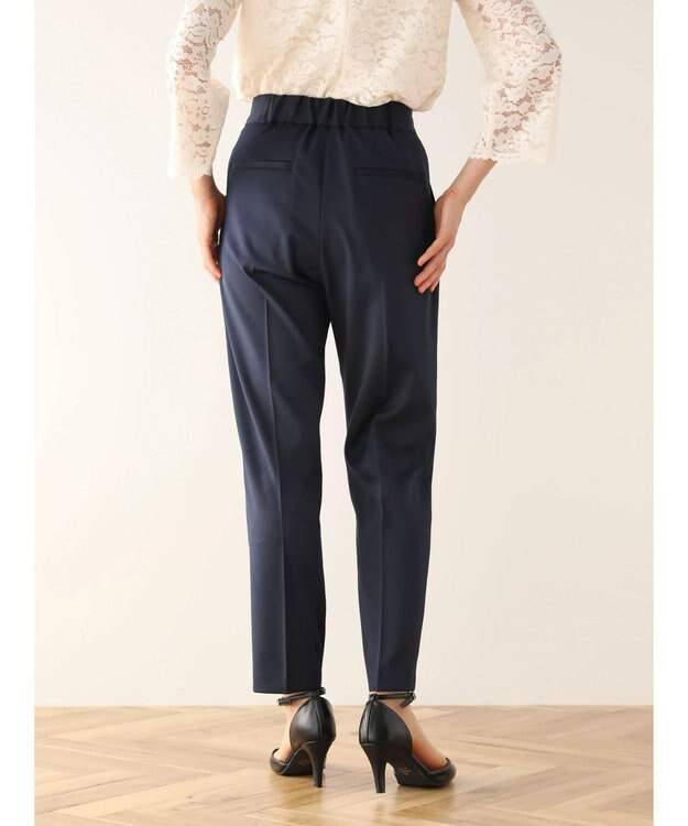 Green Parks ｅｆ－ｄｅ　タックテーパードパンツ Dark Navy