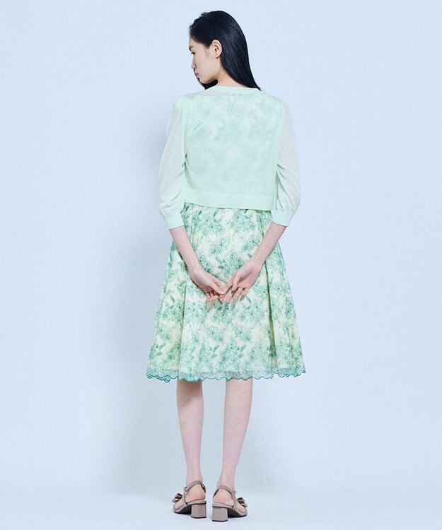 TOCCA 【星風まどかさん着用】SHEER CARDIGAN カーディガン ライトグリーン系