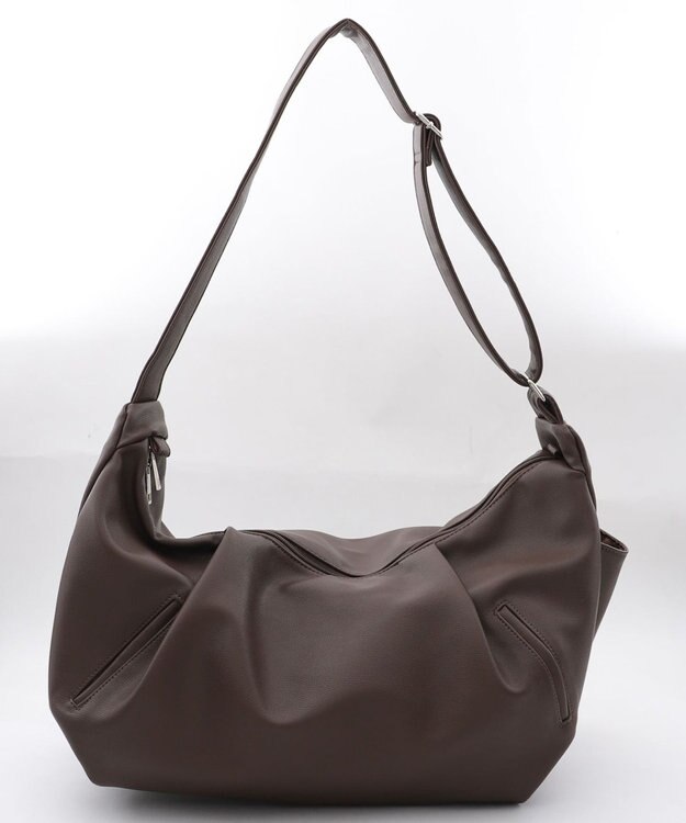 WEGO 【ユニセックス着用ITEM】タックポケットBIGショルダー ブラウン