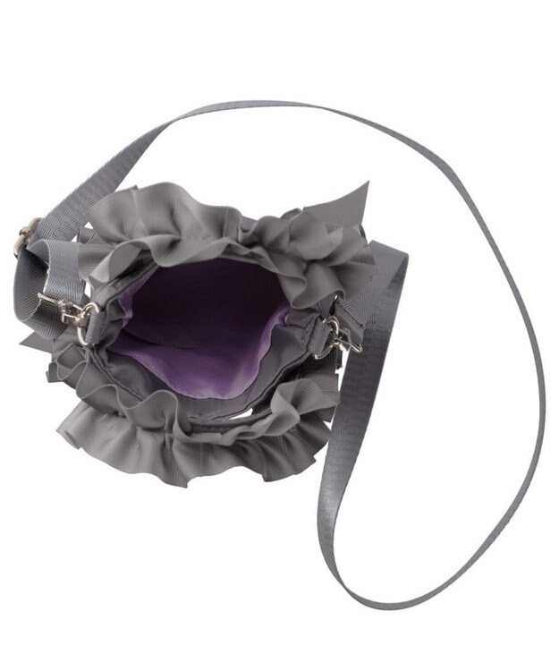 ROOTOTE 0658【直営店限定:ミニショルダー】ベビールー.フリフリ.テープ-A 02：グレー