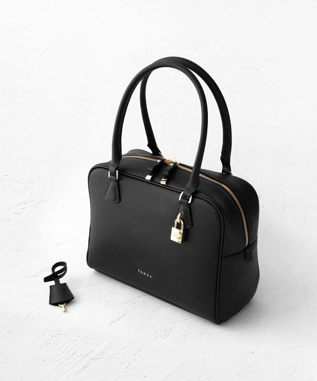 TOCCA HAPPY KEY BOSTONBAG ボストンバッグ ブラック系