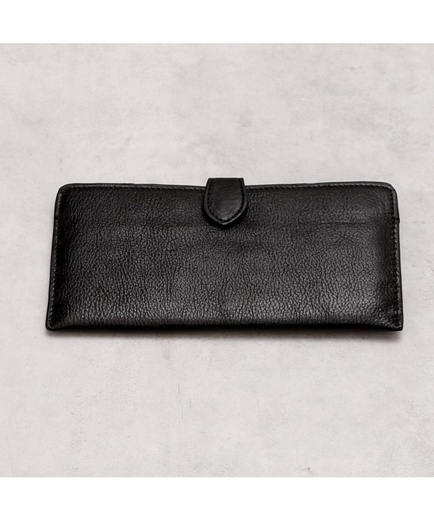 UNBILLION アトランタ ATLANTA / 牛革薄マチロングウォレット ブラック