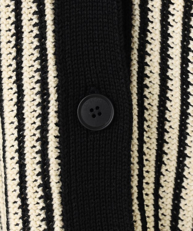 JOSEPH 【洗える】バイオテープコットン　カーディガン Black