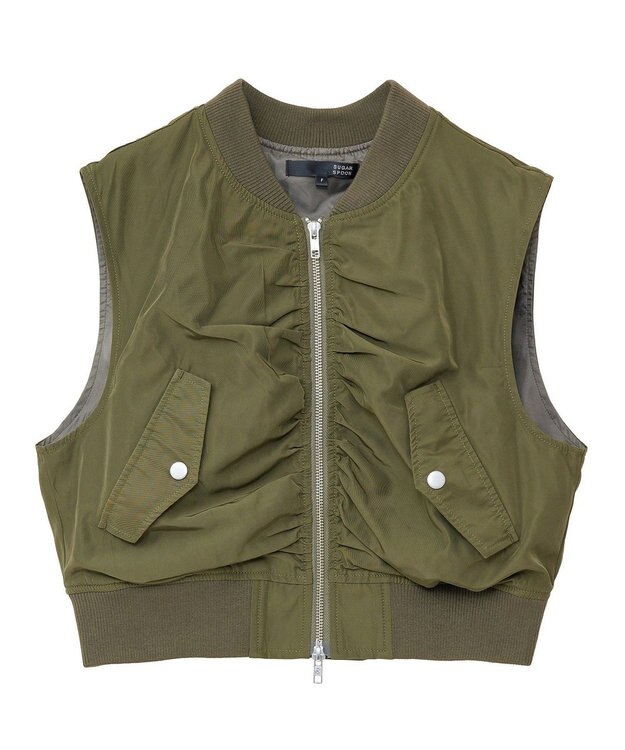 Green Parks ・ＳＵＧＡＲ　ＳＰＯＯＮ　ＭＡ－１ベスト Khaki