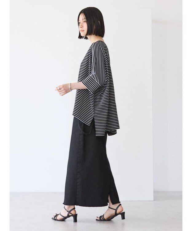 AMERICAN HOLIC 接触冷感ポンチョシルエットポンチプルオーバー Border