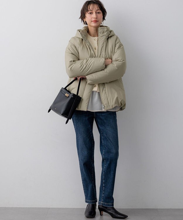 23区 S 【先行予約】23区DENIM ストレートフィット デニムパンツ ウォッシュドブルー系