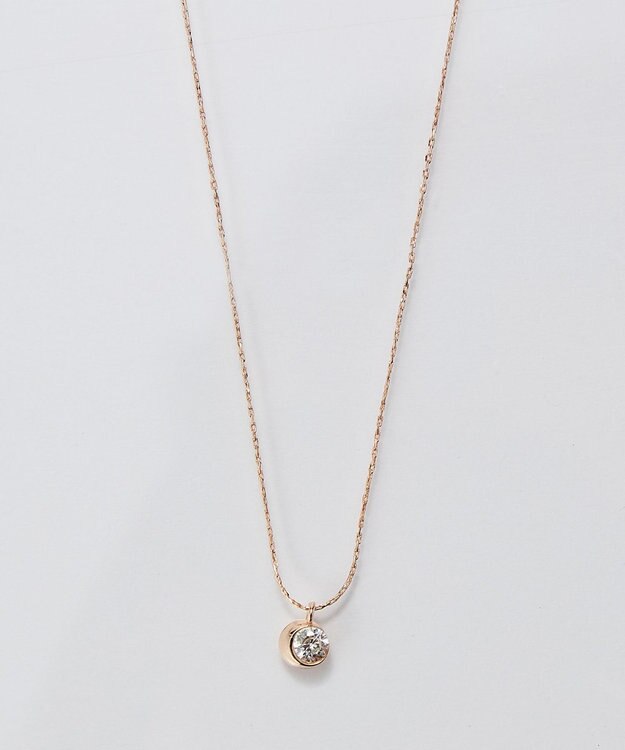 Phoebe 【金属アレルギー対応】スパークルドットビジューネックレス/ニッケルフリー シャンパンゴールド シャンパンゴールド