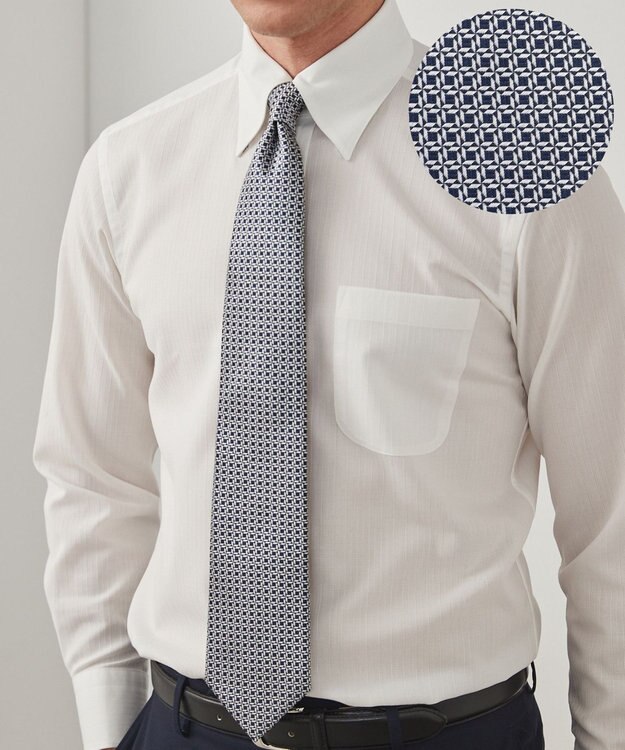 GOTAIRIKU GOTAIRIKU別注【MANTERO/マンテロ】ネクタイ_格子柄 ネイビー系8