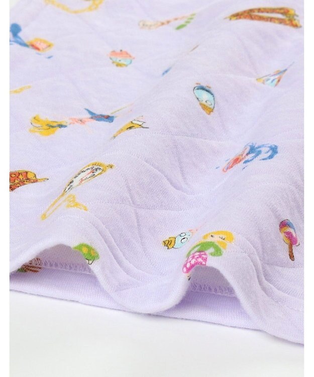 tsumori chisato SLEEP ツモリチサト パジャマ キルトニット素材(本体) あったか 長袖 長ズボン レディース UDW404 /ワコール パープル