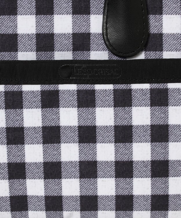 LeSportsac SQUARE TH CROSSBODY/アップタウンギンガム/ブラック アップタウンギンガム/ブラック