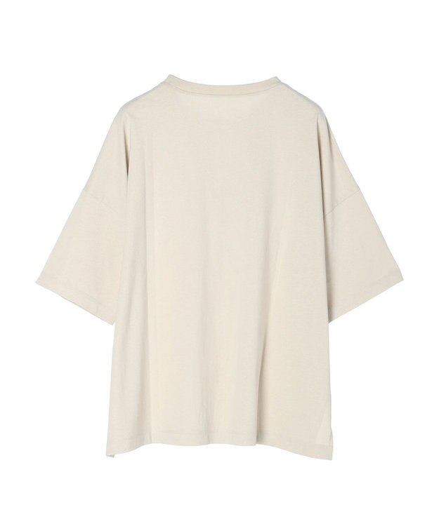 Green Parks シンプルフェミニンロゴチュニック Light Beige