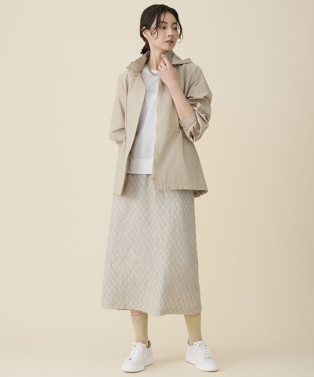 自由区 【SHIHOさん着用】プラットフォームスニーカー [新色]オフ×ベージュ