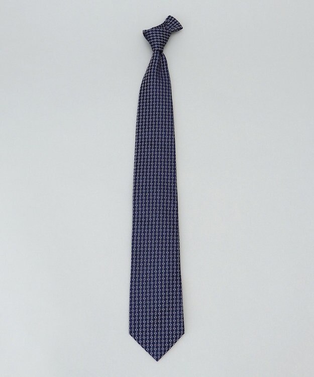 GOTAIRIKU 日本縫製/オリジナル柄【Fermo Fossati】ネクタイ_小紋柄 ネイビー系8