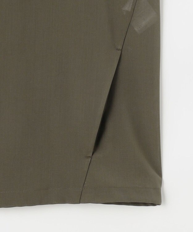 J.PRESS LADIES S RELAXION Sheer ボイル フーデッド ジャケット カーキ系