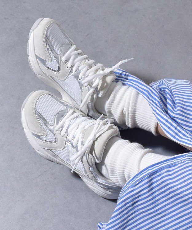 Bridget Birkin 【VINCULUM】スエードコンビレースアップスニーカー ホワイト