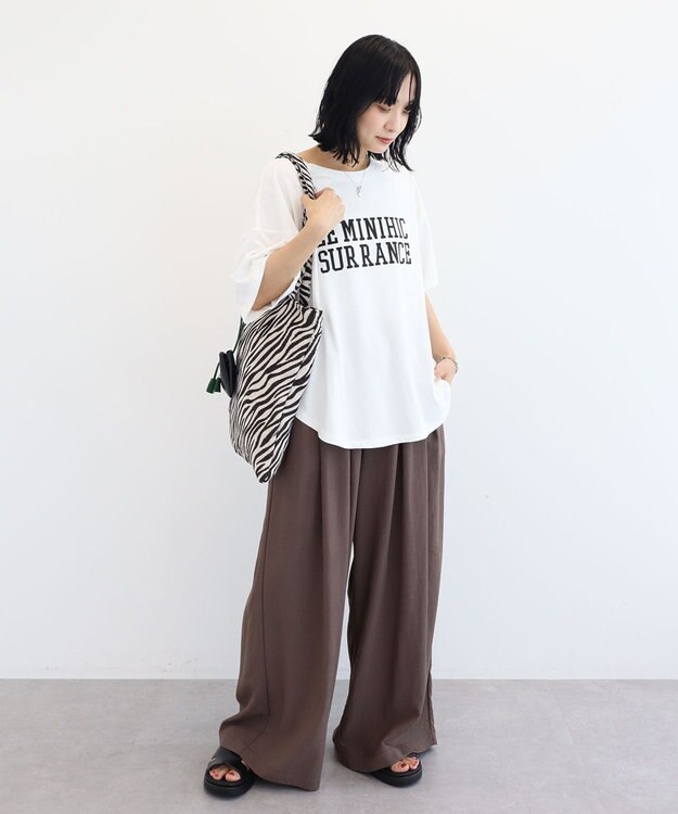 Green Parks ポーチ付ジャガードＡ４トートバッグ Green