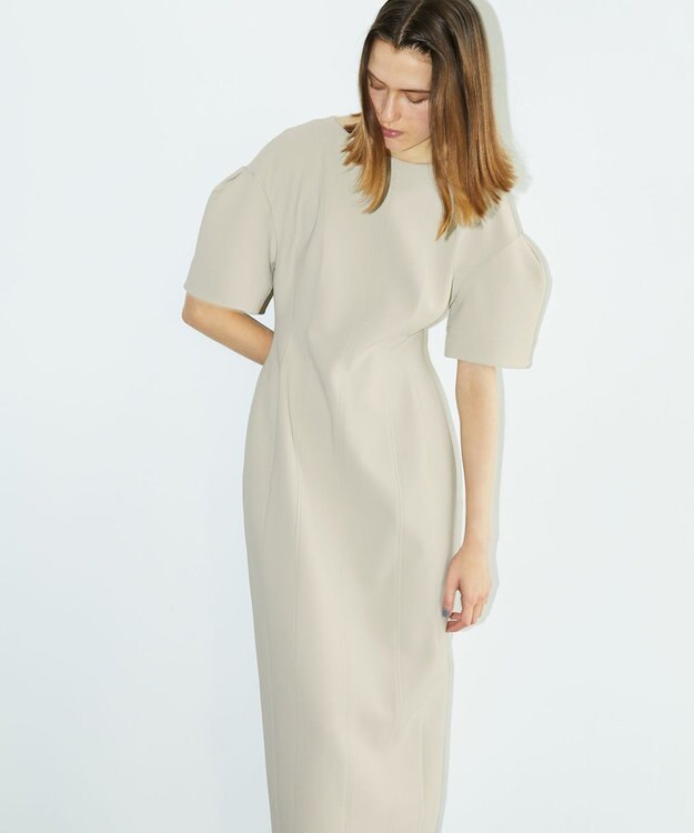 uncrave プルーフダブルクロス ワンピース グレージュ