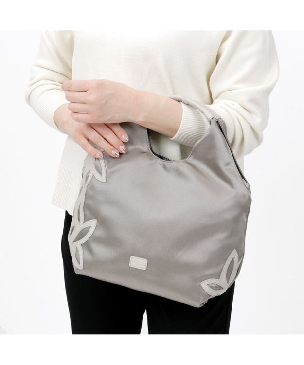 IBIZA イルミナード　ハンドバッグ ライトグレー