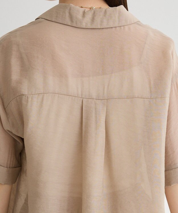 Green Parks ＳＥＴ２点　シャツスカートセットアップ Beige
