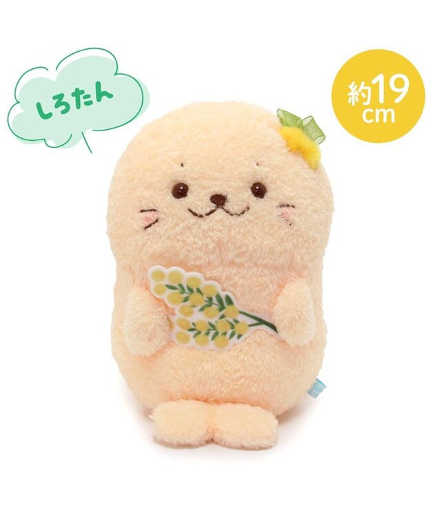 Mother garden しろたん ミモザマスコット 《しろたん》 単品 しろたん